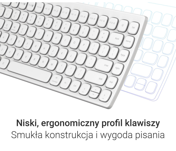 Silver Monkey Smart KS400 Arc TKL Biała - 1360940 - zdjęcie 5